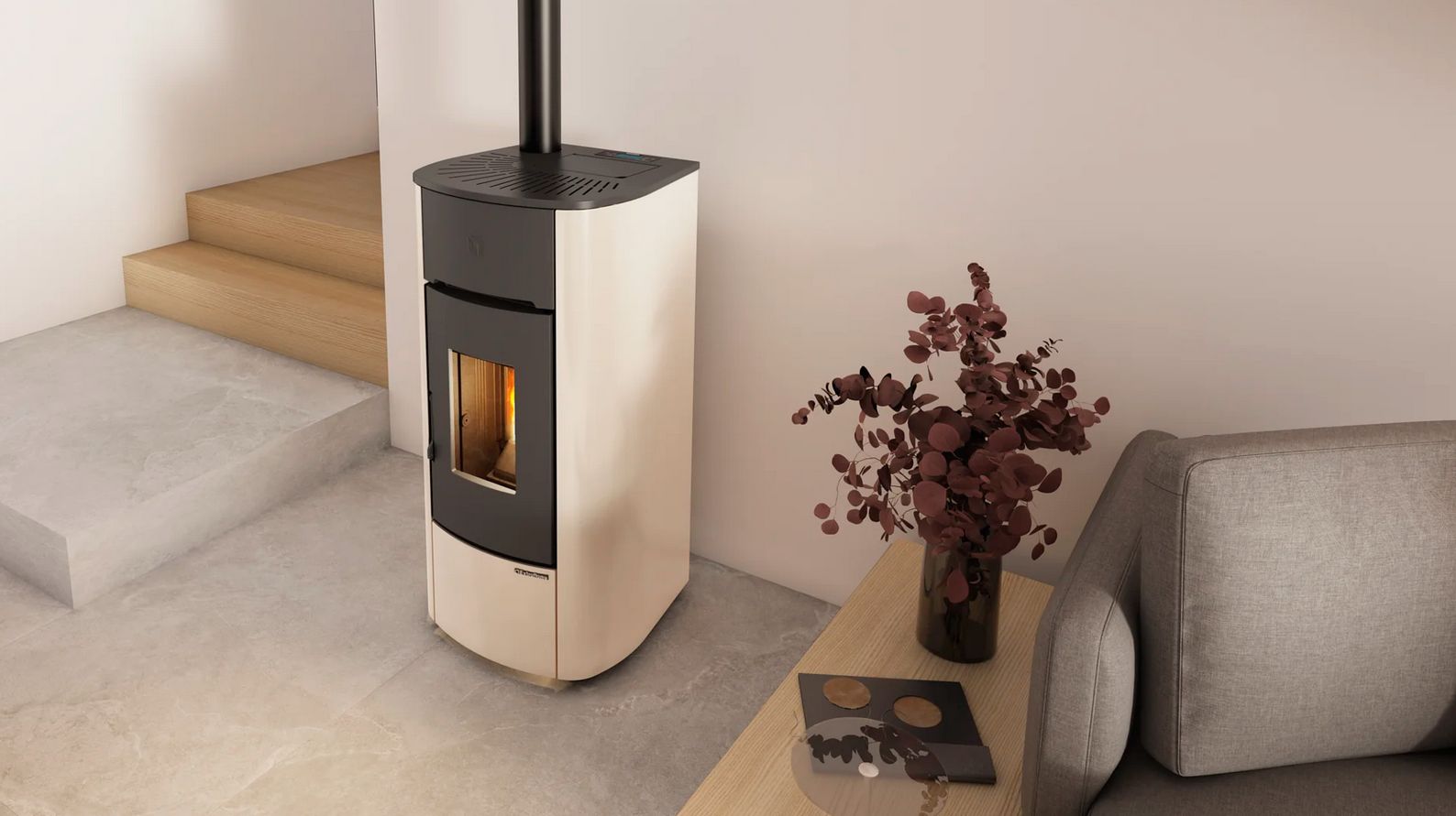Poêle à granulés - EXTRAFLAME Mariella Plus AD 7.5 kW