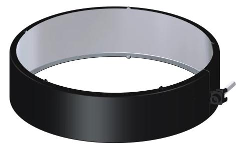 Collier d'union Ø200mm - DW BLACK