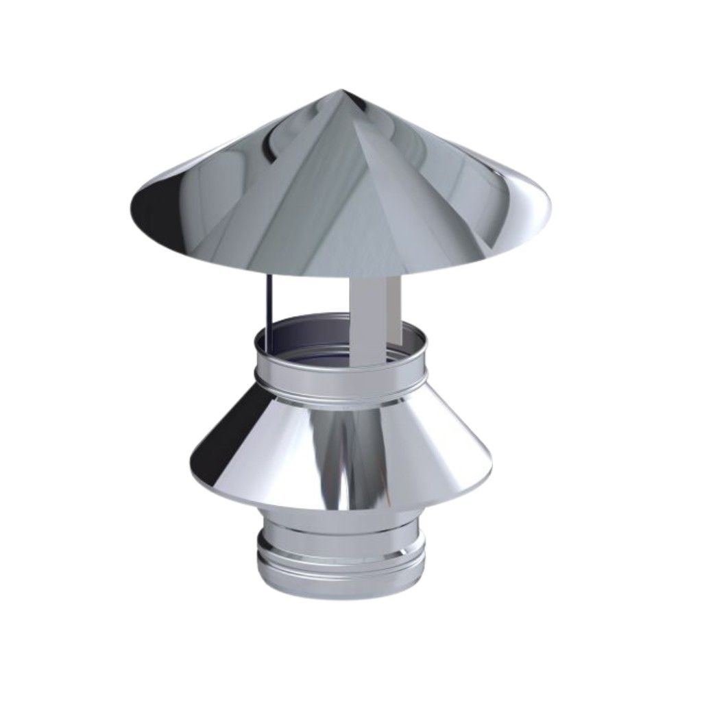 Capuchon pare-pluie Ø 200 mm - SW DINAK