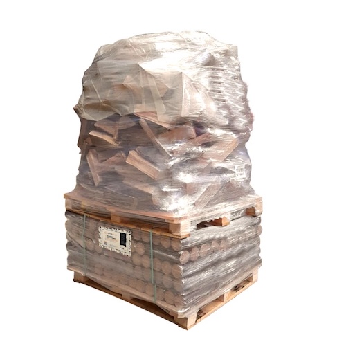 SimplyMixte Bois compressé + Box Bois de chauffage 40cm