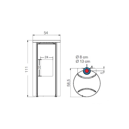 Poêle à granulés Edilkamin Celia Air Tight C 7,2 kW