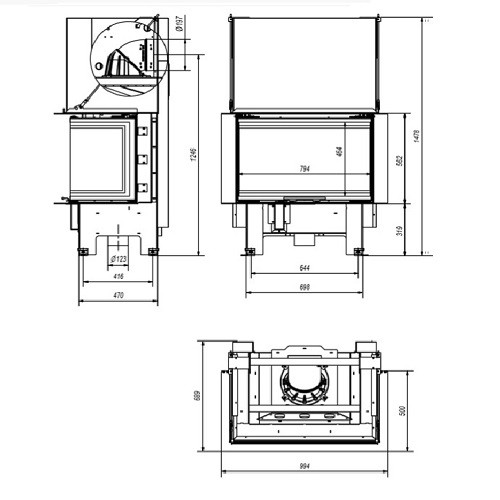 Insert Bois Fram 3/80/40 | 8 kW