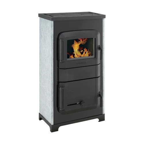 Poêle à bois Wamsler RH-8 A/D avec feu continu automatique 8 kW