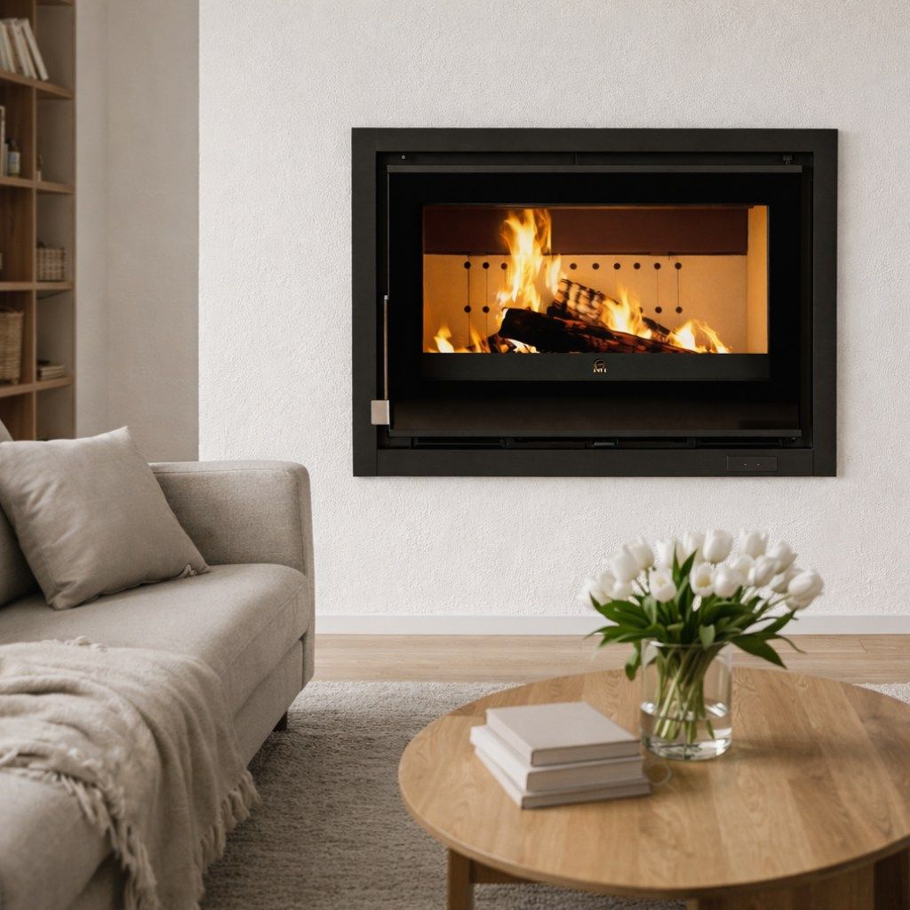 Insert à bois ventilé - FIREMATIC Waco sérigraphié 12.6 kW