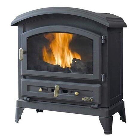 Poêle à bûche GODIN Canadien anthracite, 9 kW